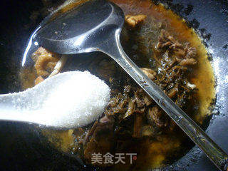 梅干菜大豆蛋白烧鸡腿的做法步骤:10