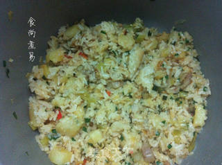 土豆焖饭的做法步骤:10