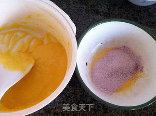 紫薯波点蛋糕的做法步骤:4