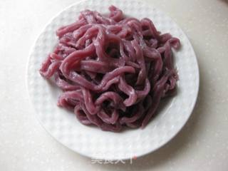 紫薯手擀面的做法步骤:13