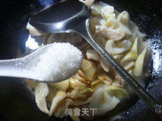 大豆蛋白烧雷笋的做法步骤:8