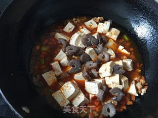 海参烧豆腐的做法步骤:11