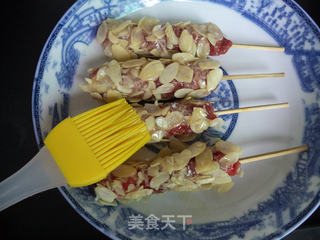 炸牛肉杏仁的做法步骤:16