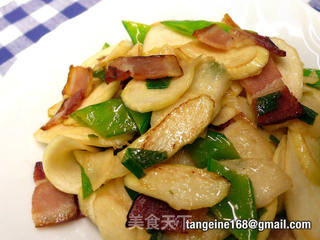 腊肉蒜苗炒高丽 ♥腊肉!不只是年菜 4的做法步骤:6