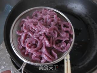 紫薯手擀面的做法步骤:12