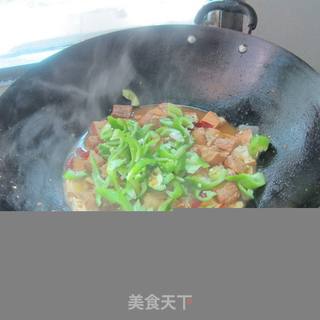 香干肉丁的做法步骤：12