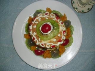 香甜鲜果松饼的做法步骤:11