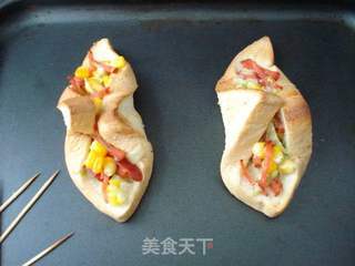 玉米沙拉三明治菜卷的做法步骤:9