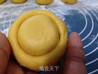 黄金南瓜窝头——新年好彩头之黄金聚宝盆的做法步骤:9