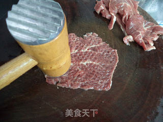 炸牛肉杏仁的做法步骤:3