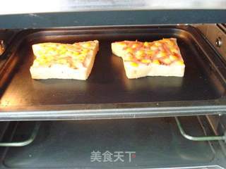 玉米吐司披萨的做法步骤:6