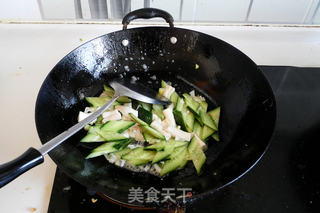 小炒牛骨髓的做法步骤:7
