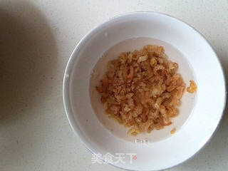 海米疙瘩汤的做法步骤:2