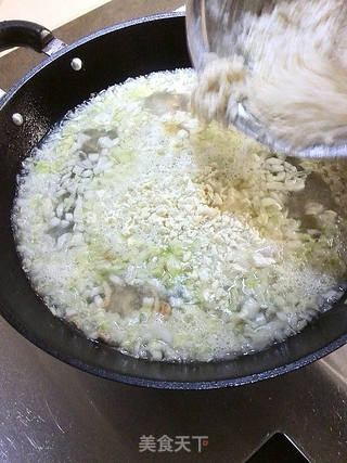 海米疙瘩汤的做法步骤:12