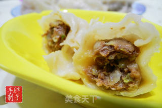 猪肉白菜元宝蒸饺的做法步骤:13