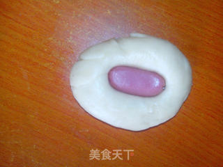 肠仔面包的做法步骤:6