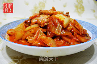 辣白菜炒五花肉的做法步骤:9