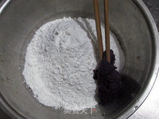 蓝莓之恋汤圆的做法步骤:3