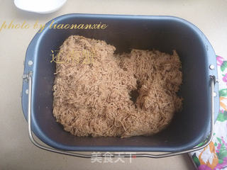 自制猪肉松的做法步骤:6