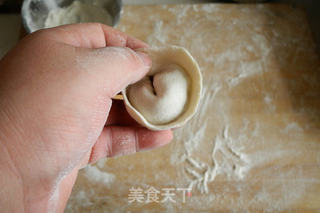 猪肉白菜元宝蒸饺的做法步骤:9