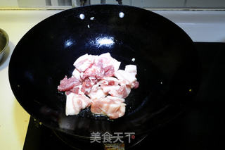 辣白菜炒五花肉的做法步骤:3
