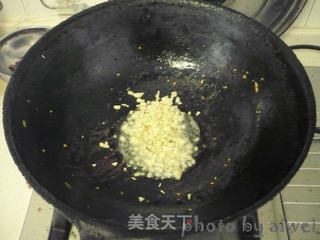 双菇扒油菜的做法步骤:5