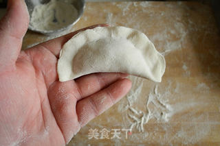 猪肉白菜元宝蒸饺的做法步骤:8