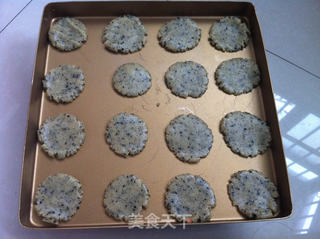 黑芝麻粉饼干的做法步骤:8