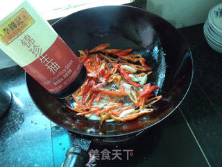 辣炒鱼柳的做法步骤:14