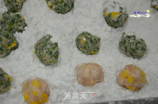双色小肉丸的做法步骤:5