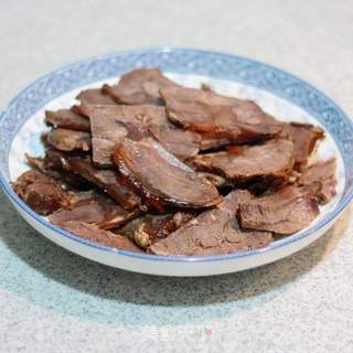 美味又美容的美食-----水晶牛肉的做法步骤:5