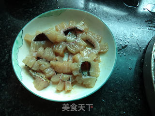 辣炒鱼柳的做法步骤:4