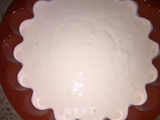 樱花酸奶巧克力慕斯蛋糕的做法步骤:6