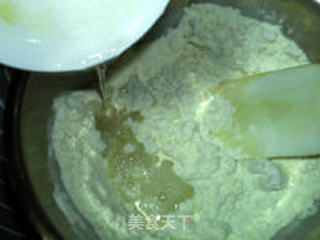 豆渣荷叶夹的做法步骤:3