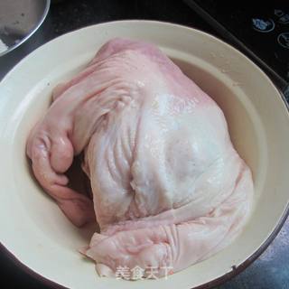 猪肚鸡---辅乳期汤煲的做法步骤:7