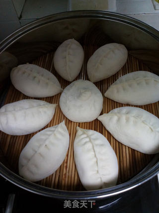 野菜包子的做法步骤:12