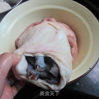 猪肚鸡---辅乳期汤煲的做法步骤:6