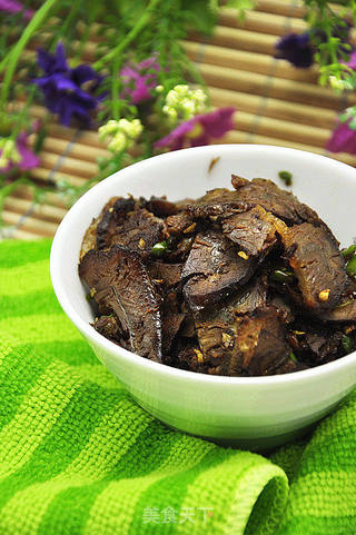香辣孜然牛肉的做法步骤:6