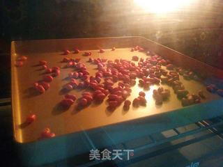 花生可可牛轧糖-淡奶油版的做法步骤：2