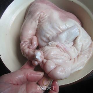 猪肚鸡---辅乳期汤煲的做法步骤:8