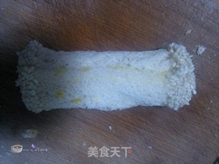 色香味俱全美味餐后甜点---芝麻香芋卷的做法步骤:9