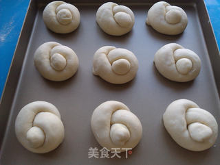 烫种扭结小餐包的做法步骤:12