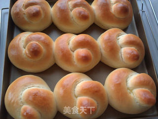 烫种扭结小餐包的做法步骤:14