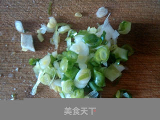 剩米饭的华丽转身--香煎米饭饼的做法步骤:3