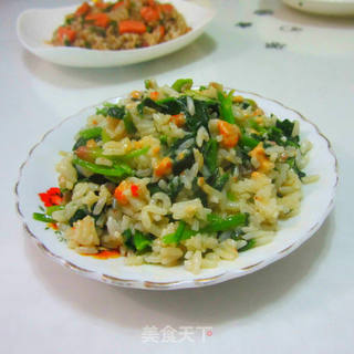 乳香菠菜饭的做法步骤：11