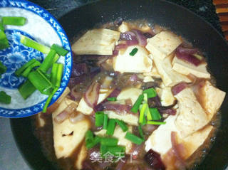 沙茶酱香韧豆腐的做法步骤:10