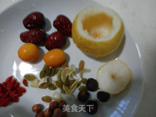 八宝布袋梨的做法步骤:3