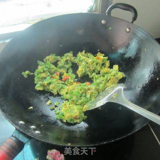 辣椒鸡蛋炒饭的做法步骤：9