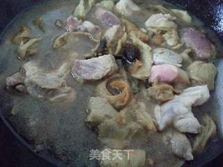 面筋卤肉的做法步骤:4