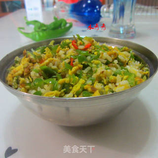 辣椒鸡蛋炒饭的做法步骤：13